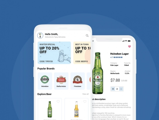 Tipsy Deliveries – On demand Beer Delivery App